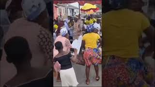 African American King in Ghana Celebrates in Elmina Ghana