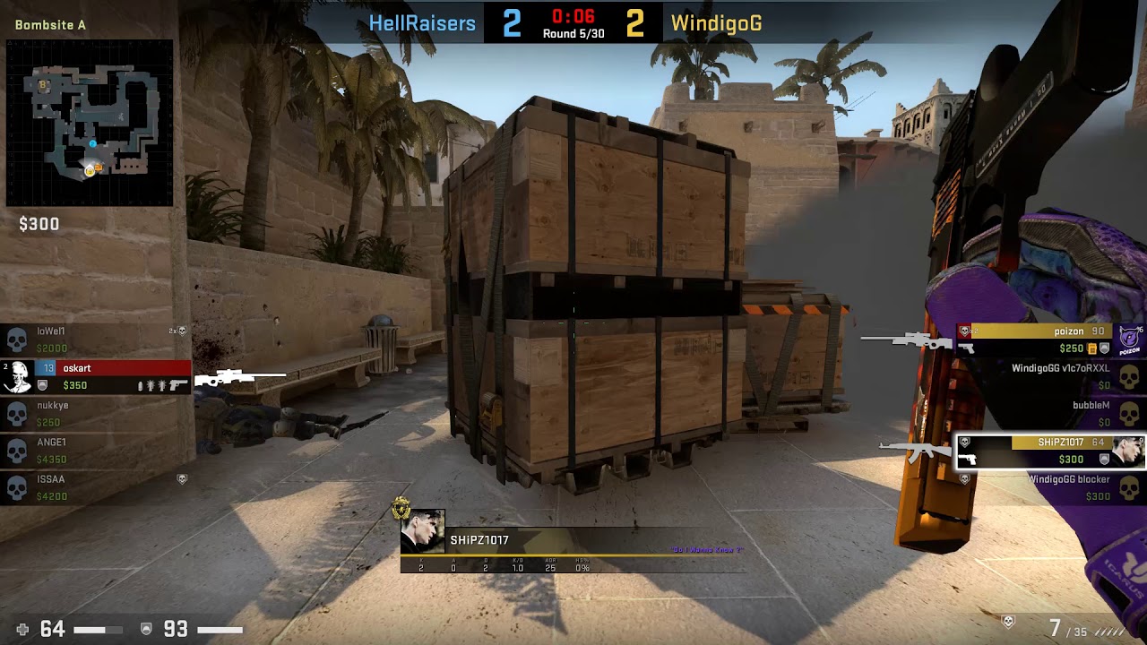 ESports - CS:GO, HellRaisers vs Windigo, GG.BET Chicago Invitational - IEM Chicago 2019 Qualifier...