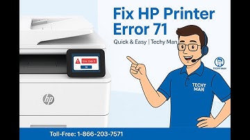 How to Fix HP Printer Error Code 71 | Easy Step-by-Step Guide (Techy Man )
