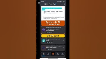 CEX.IO Quiz Answers (02 June) | Quiz 01 | CEX.IO Power Tap Airdrop | 100% Correct Answers! 🚀