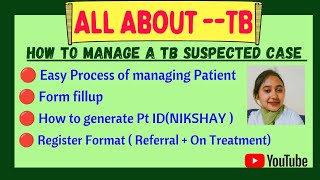 TB Register format , Ni-Kshay ID generation, form fill up | Management of TB cases at HWC screenshot 5