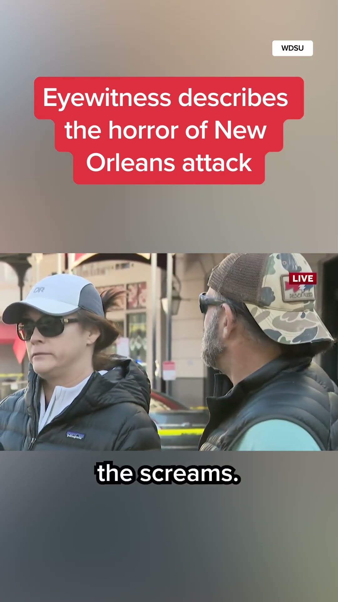 Eyewitness describes the horror of New Orleans attack