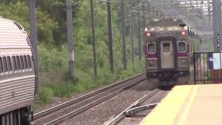 Amtrak  172  meets mbta 949 , Rte 128 Full Video