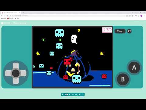 The Ghost's hunt. Arcade game Microsoft MakeCode. 2023