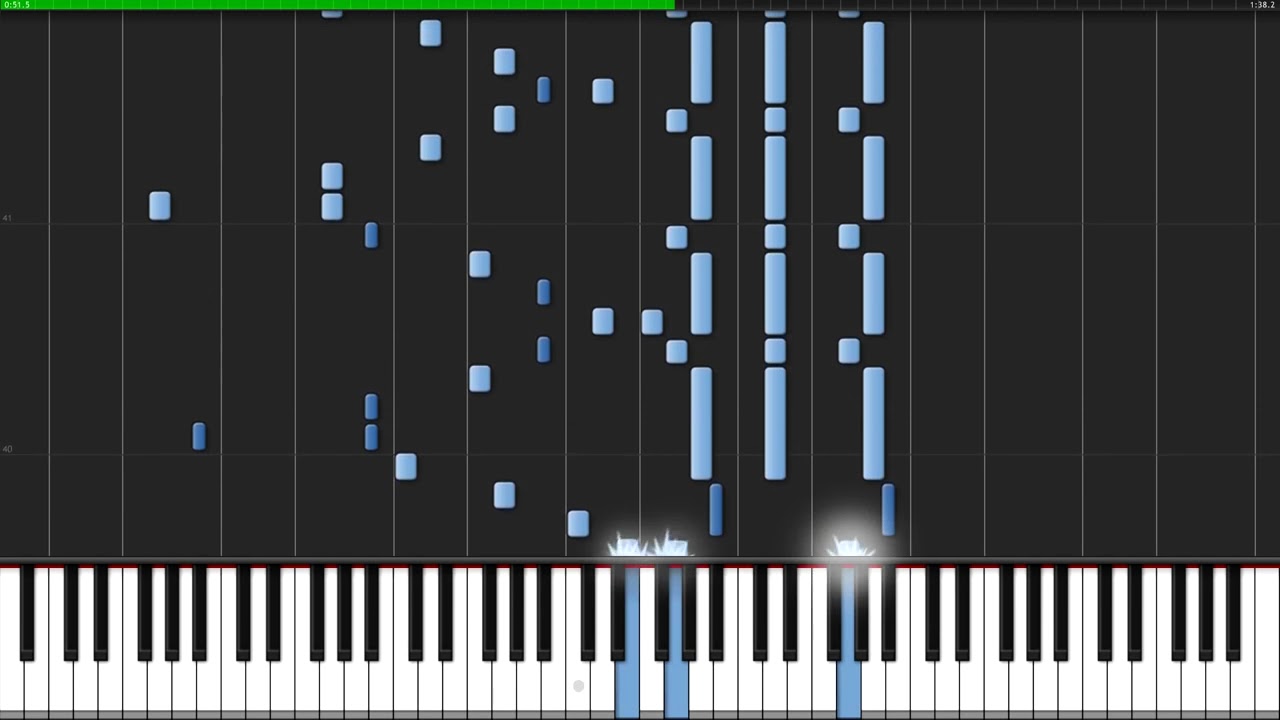 Crossing Field   Sword Art Online Opening 1 Piano Tutorial Synthesia    TheIshter