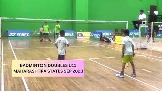 M150 - Under 11 Badminton Doubles - Pre-QF | Yonex Sunrise Maharashtra State Mini State Championship