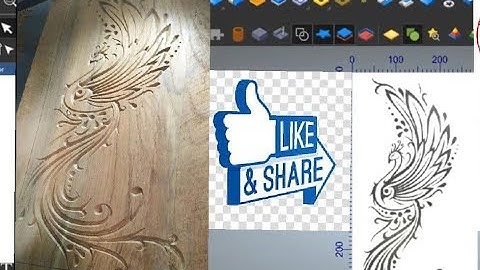 ARTCAM V BIT CARVING TOOLPATH #PEACOCK CARVING#V90 #BEVEL CARVING #INTERIOR #IMAGE TO 2D#2.5D#CUSTOM