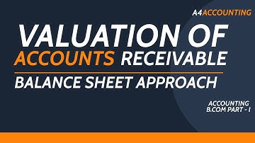 Valuation of Accounts Receivable - Balance Sheet Approach (B.Com | BBA | MBA) in Urdu/Hindi