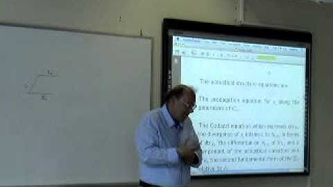 D. Christodoulou, Lecture 3/4 at UOA: The analysis of shock formation in 3-D fluids. B