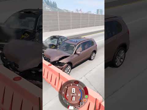 У какой машины лучше тормоза 😂 ? #shorts BeamNG Drive