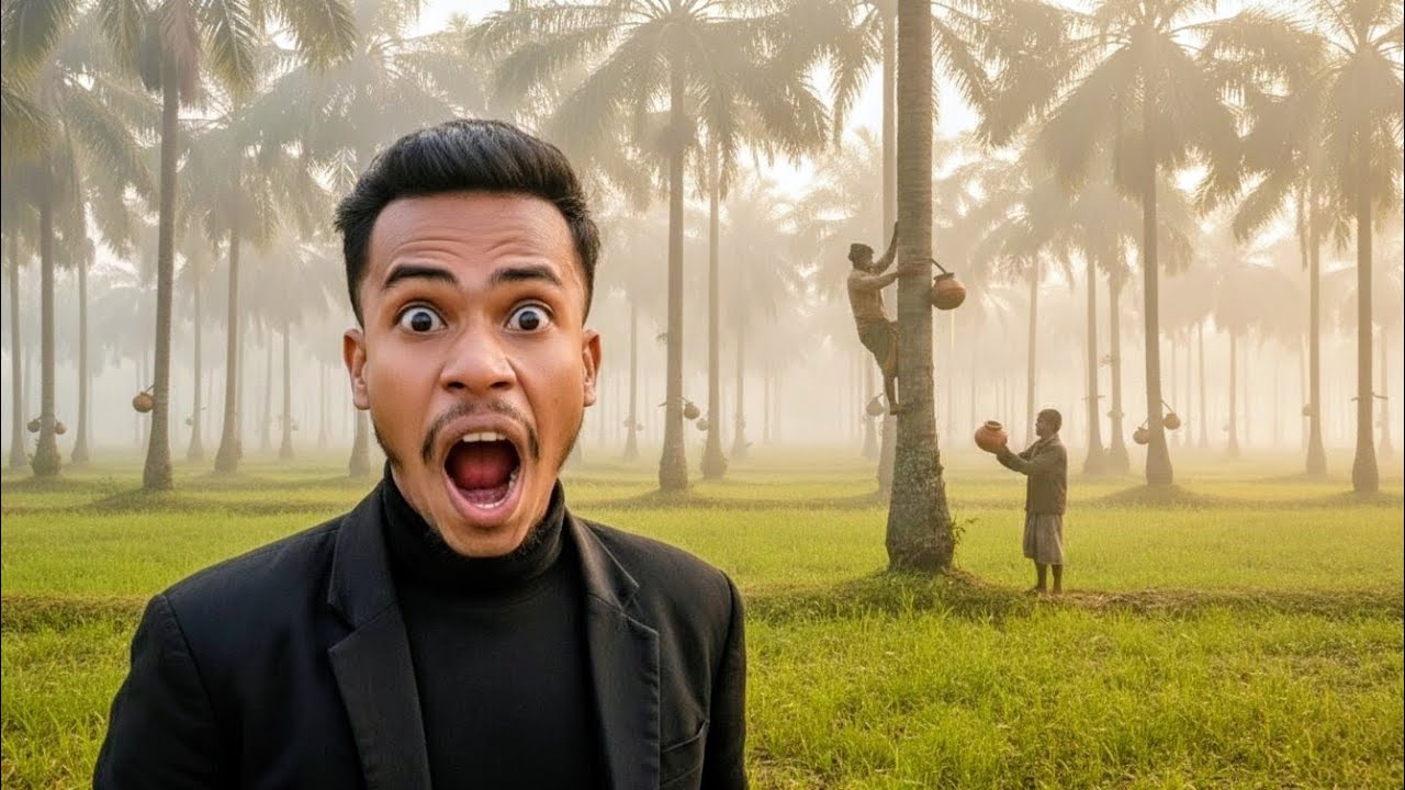 হালকা কুয়াশার মাঝে খেজুর গাছের মিষ্টি রস! | Morning Date Juice Collection!