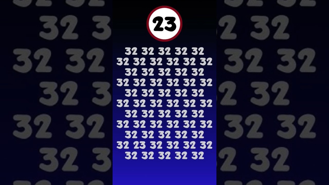 find the odd (23) out optical illusion eye test challange #emojichallenge #shorts #saban-00