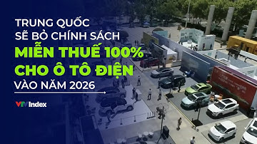 Người dân Trung Quốc đổ xô đi mua xe điện trước khi hết ưu đãi miễn thuế 100% | VTVIndex