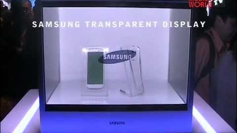 Samsung Transparent LCD Panel spotted in Malaysia - 2012
