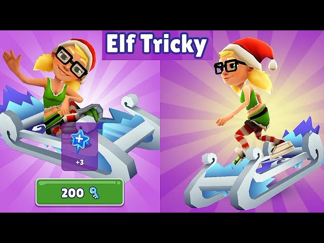 Subway Surfers World Tour: Subway City Xmas Elf Tricky Unlocked