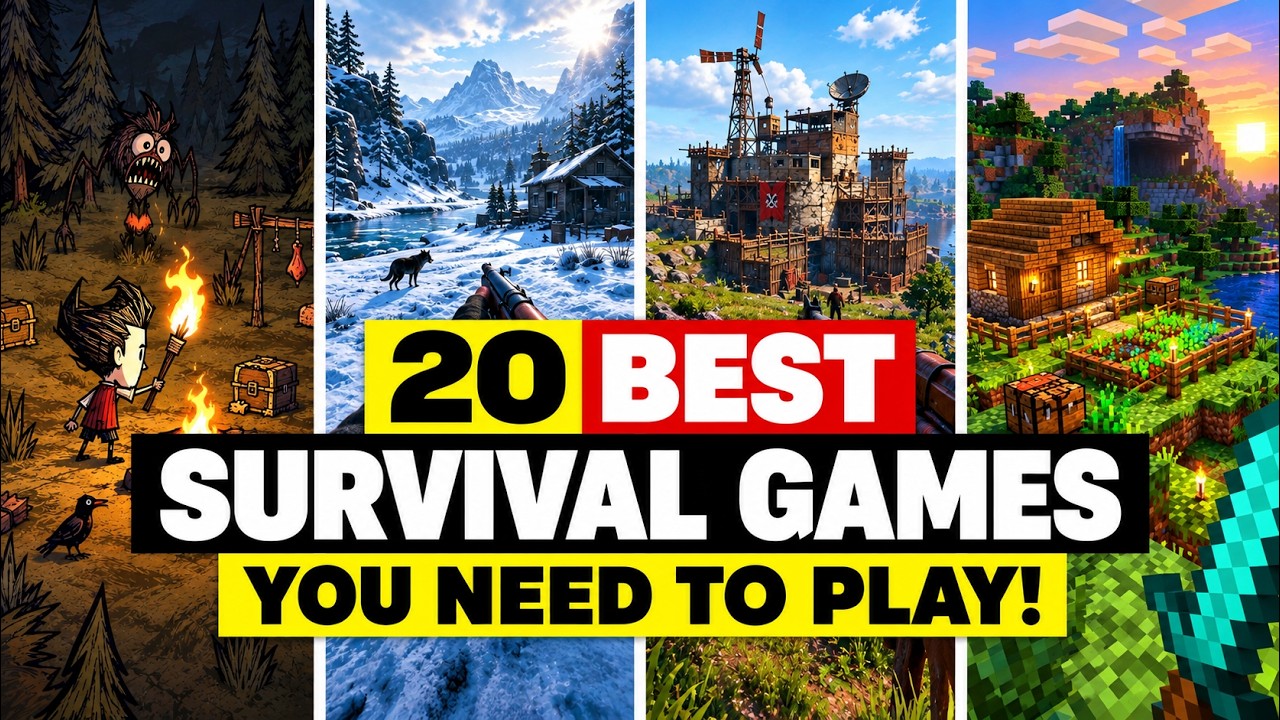 20 Best Survival Games You NEED to Play! - YouTube