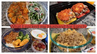 What I packed my Husband for Lunch this week