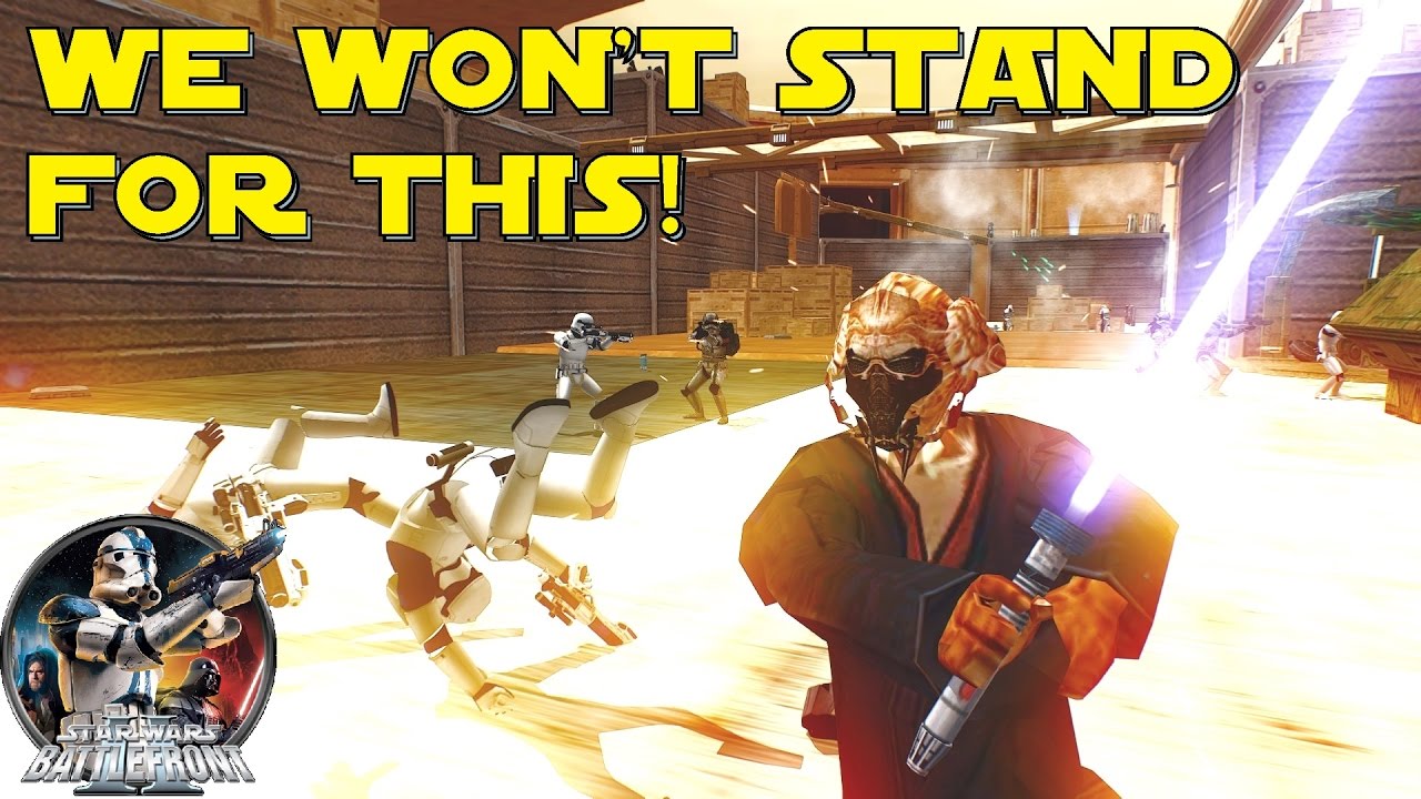 Star Wars Battlefront 2 Mods ᴴᴰ : Clone Wars Extended - Dorin: Freight Dock (Plo Koon v First Order)