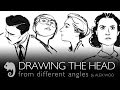 How to draw a head from different angles