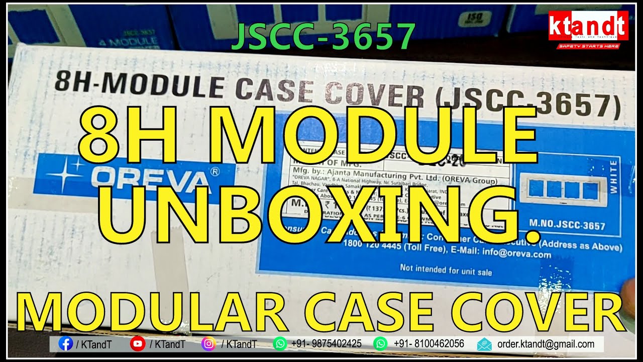 OREVA ELECTRICALS | MODULAR CASE COVER | 8- MODULE |