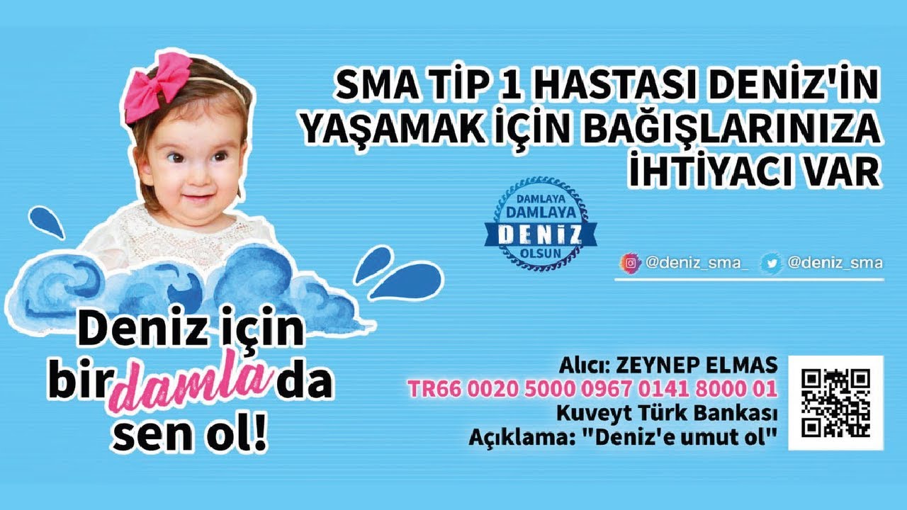 Sma Tip 1 Hastası Deniz ELMAS İçin Bağış Kampanyası