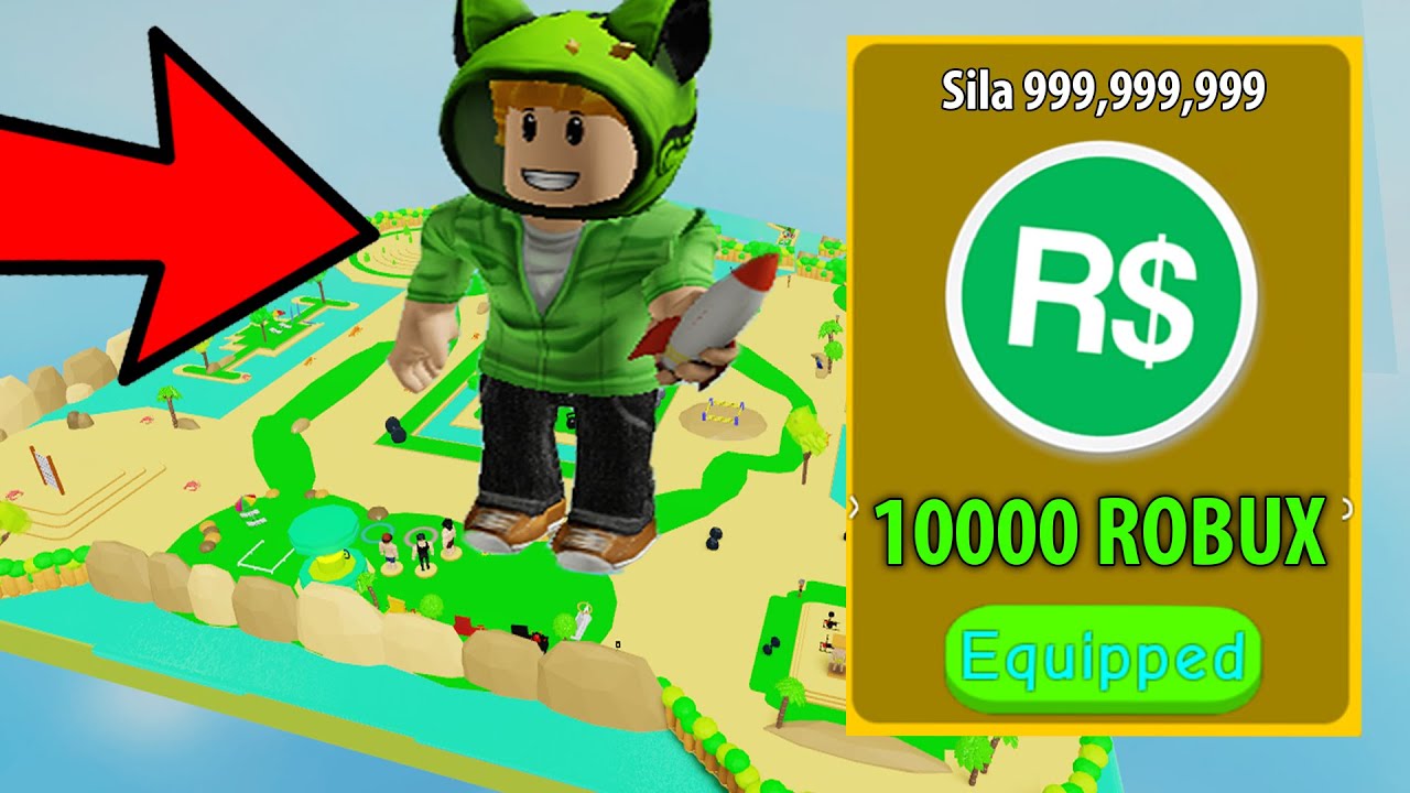 NAJWIĘKSZY SIŁACZ ZNISZCZYŁ GRĘ ZA 10000 ROBUXÓW!