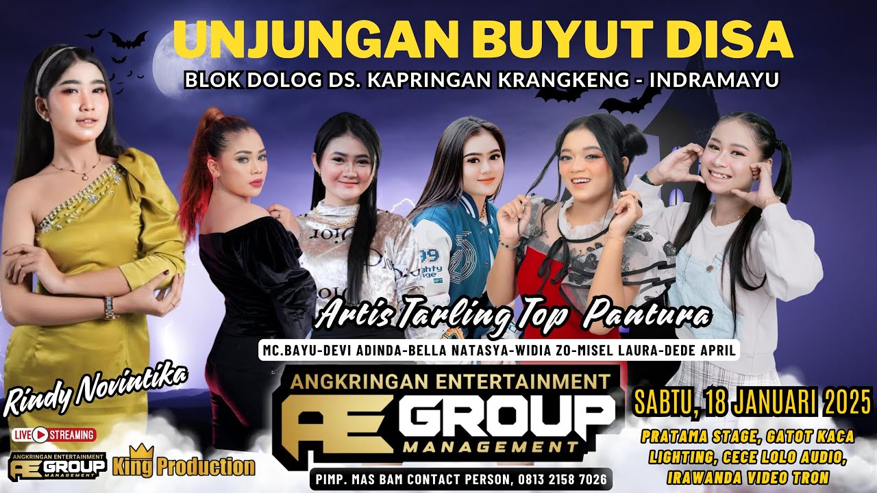 🔴 LIVE AE GROUP CIREBON DALAM RANGKA [ UNJUNGAN BUYUT DISA  ] DS. KAPRINGAN KRANGKENG - INDRAMAYU