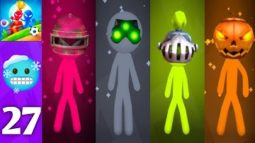 Stickman Random MiniGames Tournament - Stickman Party 1 2 3 4 Player GamePlay | Part:27