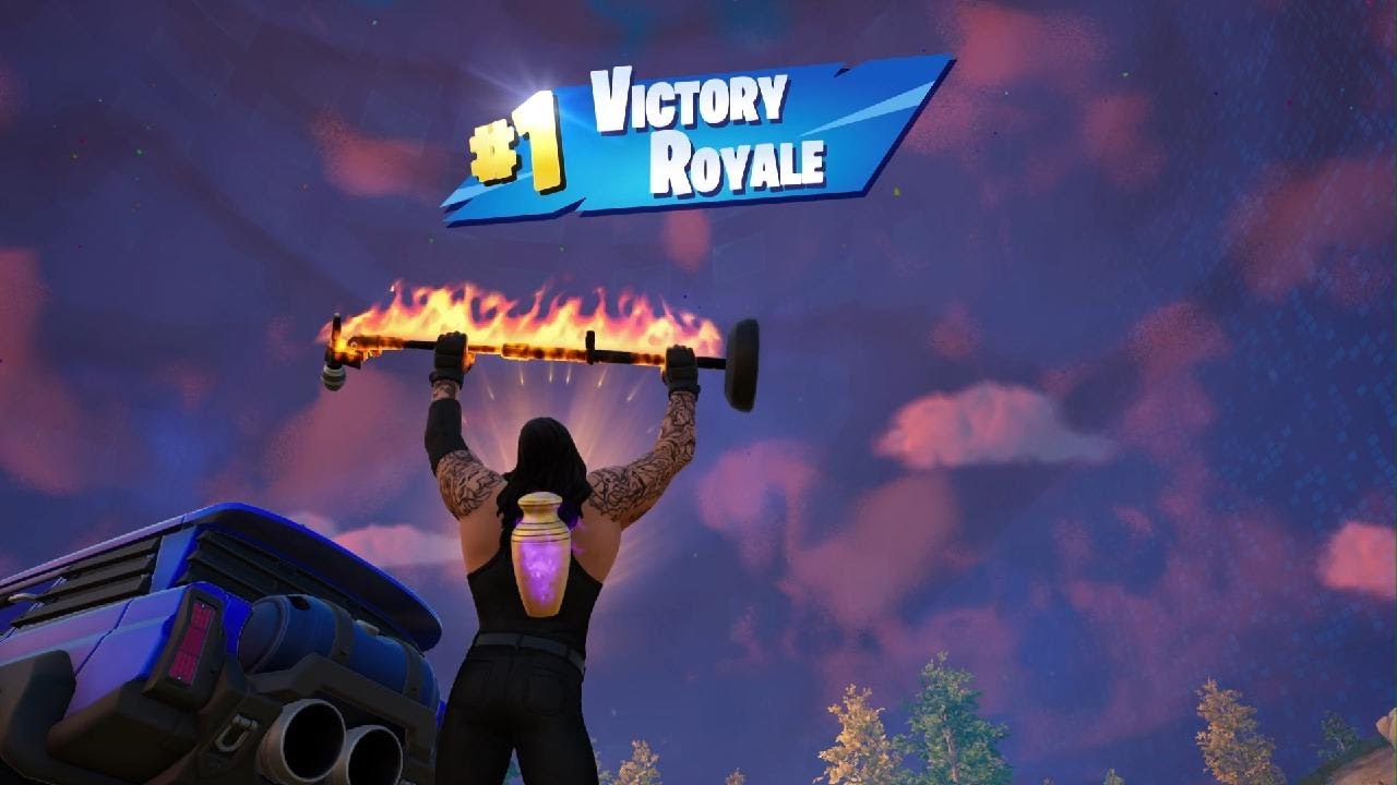 *NEW* RING GEAR HAT OFF DEADMAN EYES ON UNDERTAKER SKIN IN FORTNITE PS5 + A VICTORY ROYALE WIN!