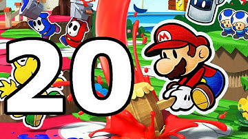Paper Mario Color Splash Walkthrough Part 20 - No Commentary Playthrough (Wii U)