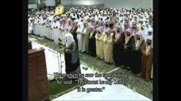تحبير بديع للشيخ بندر بليلة من سورة الأنعام (وإذا قال إبراهيم لأبيه آزر) ليلة 7 رمضان 1436هـ