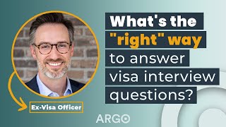 Ex-Visa Officer explains the "right" way to answer Visa Interview questions screenshot 1