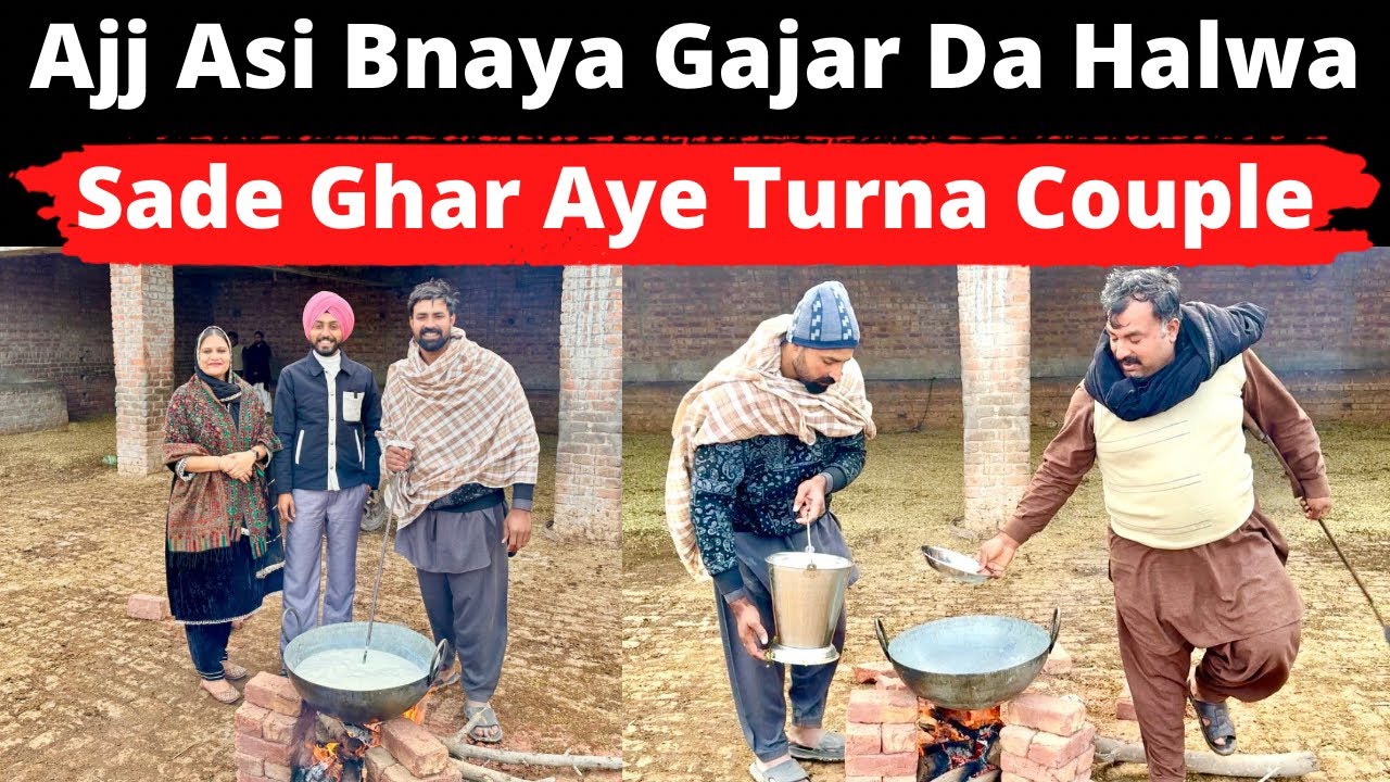 Waqar Bhinder Bnaya Gajar Da Halwa