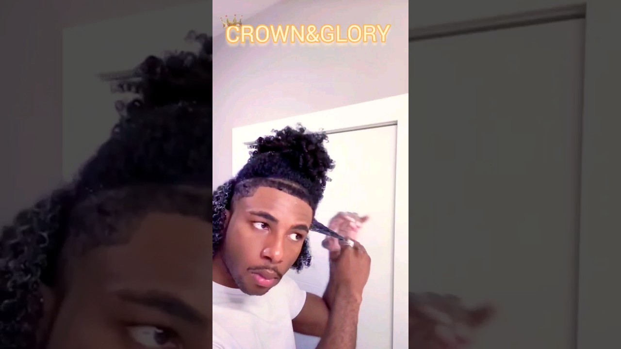 Black Men Natural Hair Wash & Go Routine 