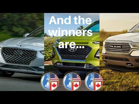 Genesis G70, Hyundai Kona/Kona EV and RAM 1500 winners of the 2019 NACTOY awards