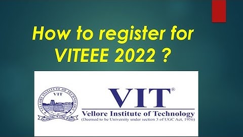 VIT entrance exam 2022 updates!.VITEEE registration started. All the best.
