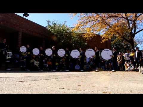 2010.10.16 - Michigan Drumline Basses - Water Breaks III