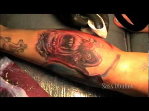 Pennywise the Clown tattoo by Sass Obuhov