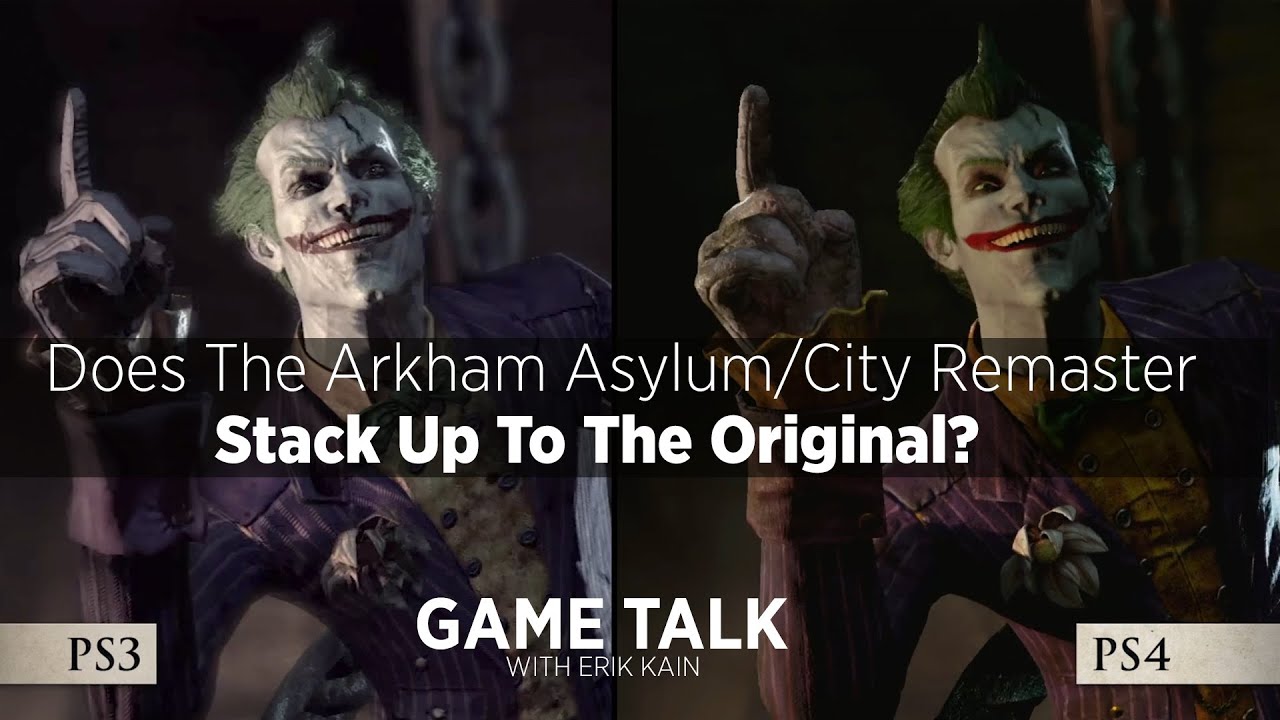 What the Batman Arkham Asylum/City Remaster cover will look like. - Gaming