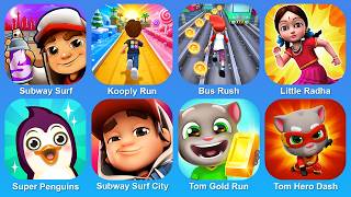 Subway Surf,Kooply Run,Bus Rush,Litte Radha,Super Penguins,Subway Surf City,Tom Gold Run screenshot 1