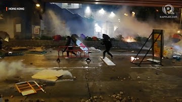 Hong Kong PolyU chaos spills into Kowloon districts