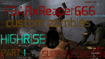 call of duty world at war custom zombies: highrise part 1