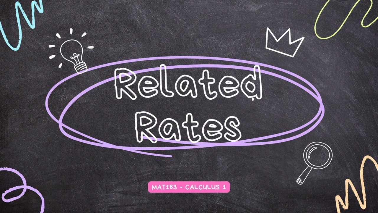MAT 183 CALCULUS 1 [RELATED RATES] YouTube