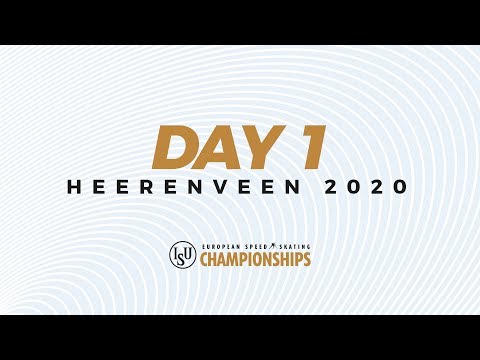 LIVE 🔴 | Day 1 | European Championships Heerenveen 2020 | #EuroSpeed