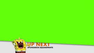 Nickelodeon SpongeBob Up Next Banner (2009-2011; Green Screen)