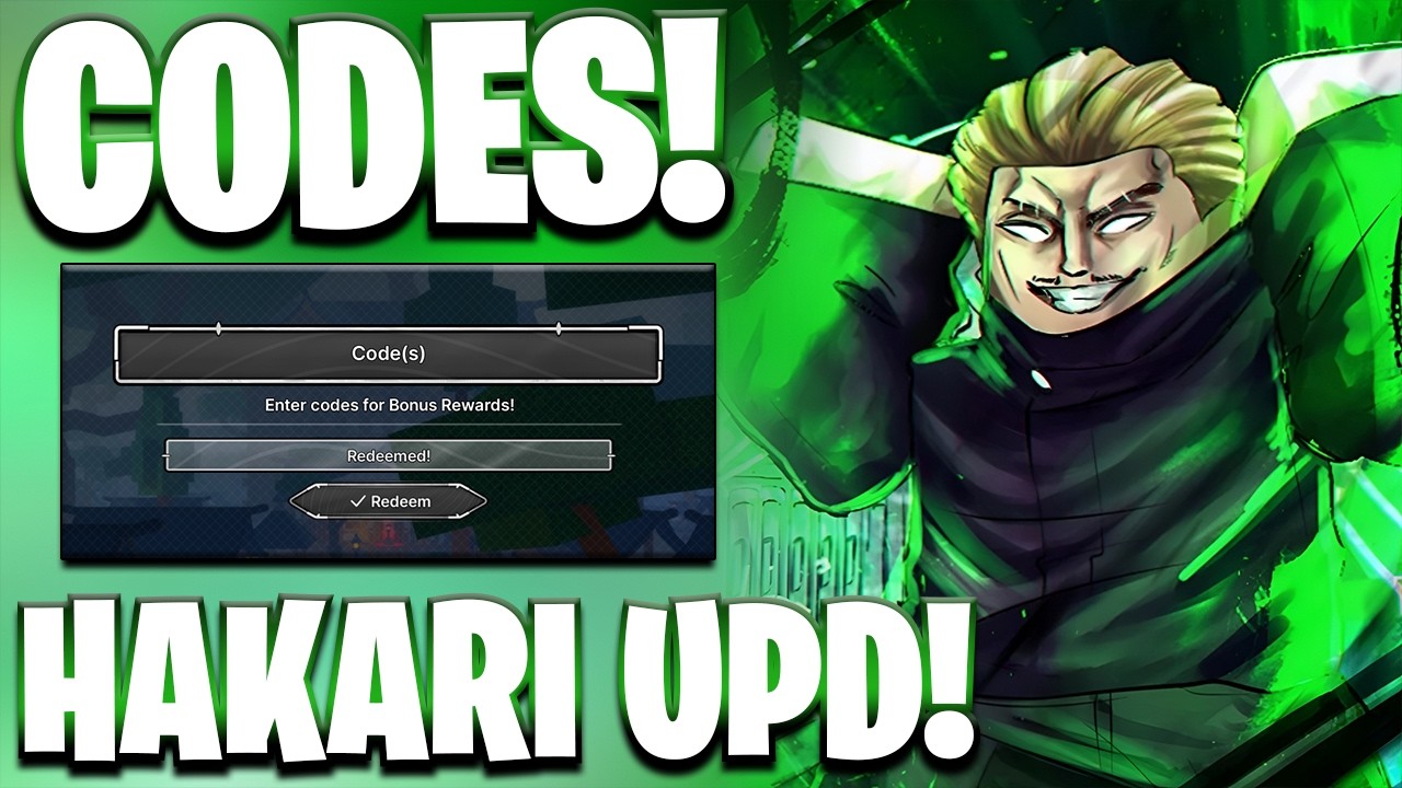 *🎰HAKARI* NEW ALL HAKARI UPDATE CODES FOR JUJUTSU ZERO! ROBLOX JUJUTSU ...