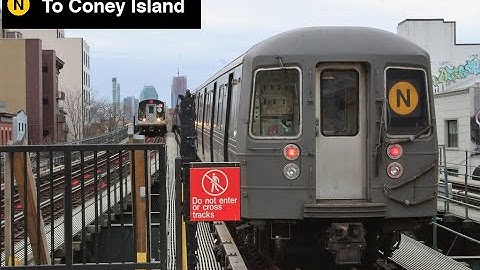 OpenBVE ᴴᴰ ⁶⁰ᶠᵖˢ : [B-division] N Line To Coney Island (Re-shade Enabled)
