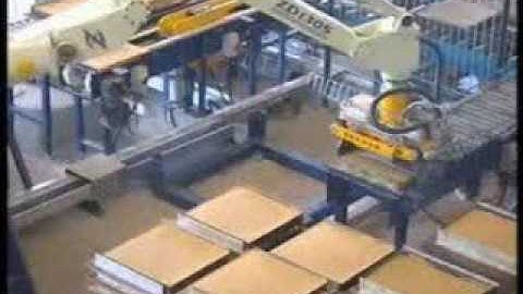 Palletizing Concrete Pavers - Kawasaki Robotics