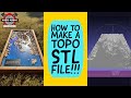 How to create a TOPO STL File