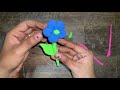 How To Make Flower From Clay क्ले से सुंदर फूल कैसे बनाये 